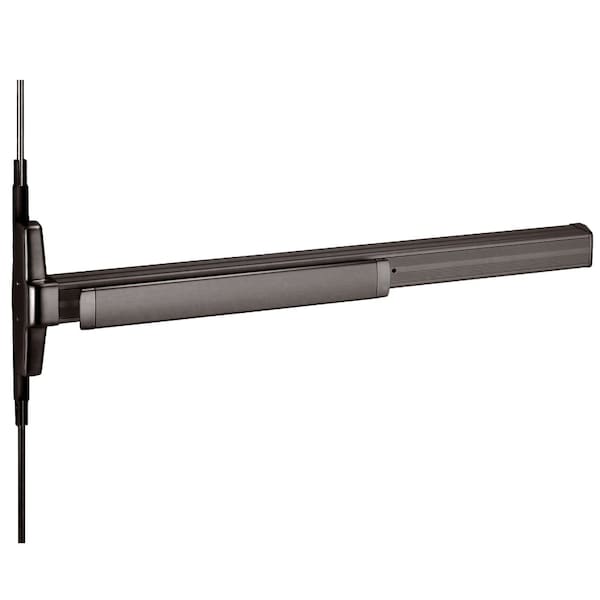 Von Duprin Grade 1 Concealed Vertical Rod Exit Device, Narrow Stile Pushpad, 36-in, Exit Only, Less Trim, Hex K - EL3547AEO 3 313