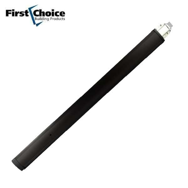 First Choice Rim Latching Exit Device x 42" x Black x With Cylinder Kit, LessCylinder - FCH-379242-BL