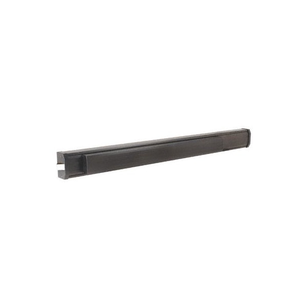 Jackson 1295 Push Pad Rim Panic Exit Device - Fluted Texture Extrusion, 'S' Type Strike, 36, Bronze - 311295S3313