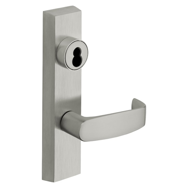 Sargent Grade 1 Exit Device Trim, Classroom Function, Key Outside Unlocks/Locks Trim, For Surface Vertical R - 60-713 ETL LHRB 26D