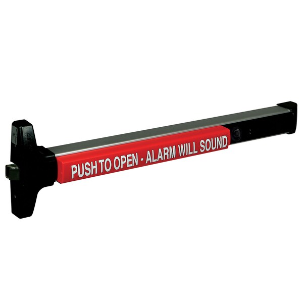 Detex Alarmed Panic Device, Cylinder Dogging (LC), 36", US28 - V40 EB CD 628 99 36