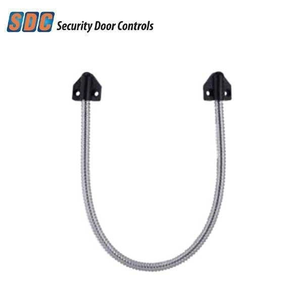Sdc Power Transfer Door Loop, Stainless Steel, 1/4" Inner Diameter x 18" Length Conduit, With Black Plas - SDC-PT-2U