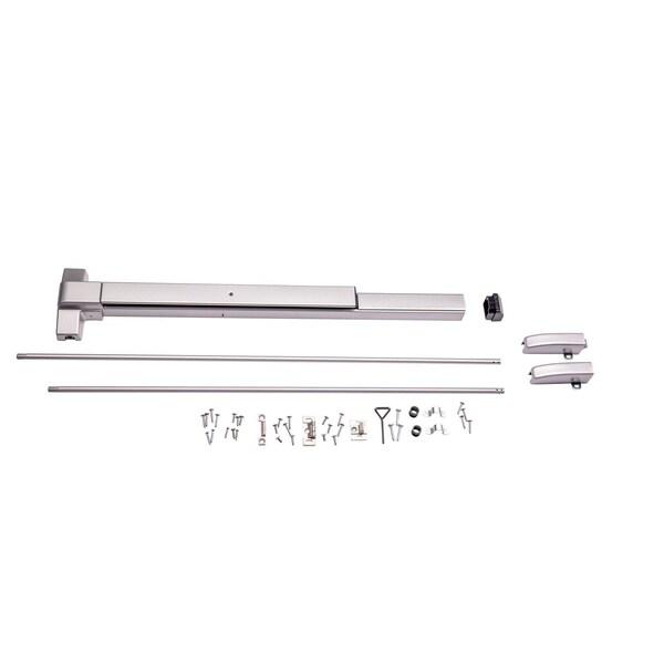 Trans Atlantic Co. VR531 Series Stainless Steel Grade 1 Commercial 36 in. Surface Vertical Rod Panic Exit Device - ED-VR531-US32D