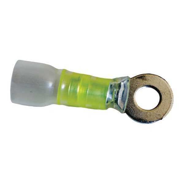 Velvac 12-10 AWG Heat-Shrink Ring Terminal 5/16" Stud PK10 - 30416