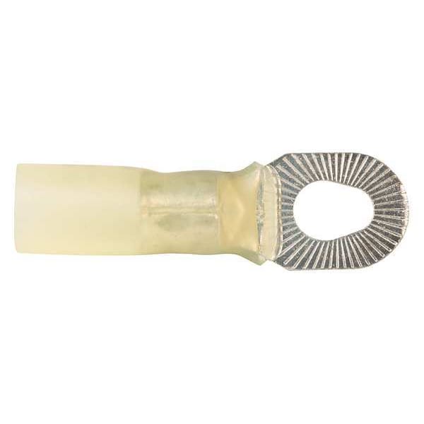 Velvac 12-10 AWG Heat-Shrink Ring Terminal #6, #8, #10 Stud PK10 - 3141M