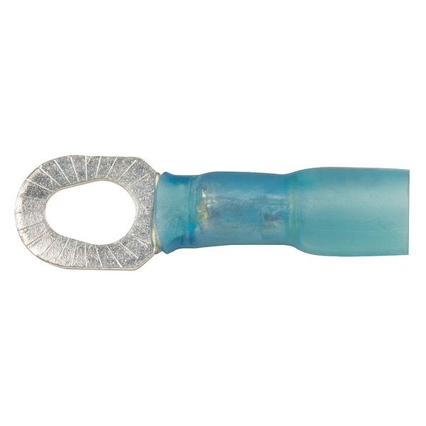 Velvac 16-14 AWG Heat-Shrink Ring Terminal #6, #8, #10 Stud PK10 - 3131M