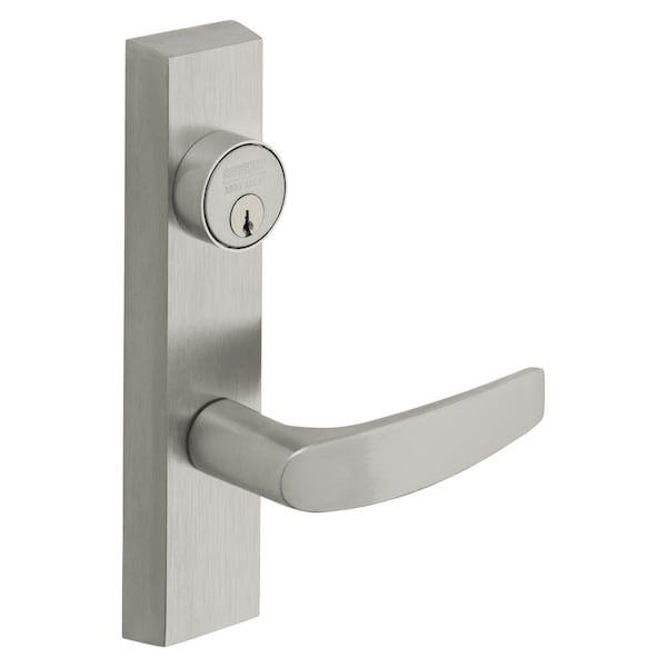 Sargent Grade 1 Exit Device Trim, Storeroom Function, Key Unlocks Trim, Trim Retracts Latch/Trim Relocks whe - 706-8 ETB LHRB 26D