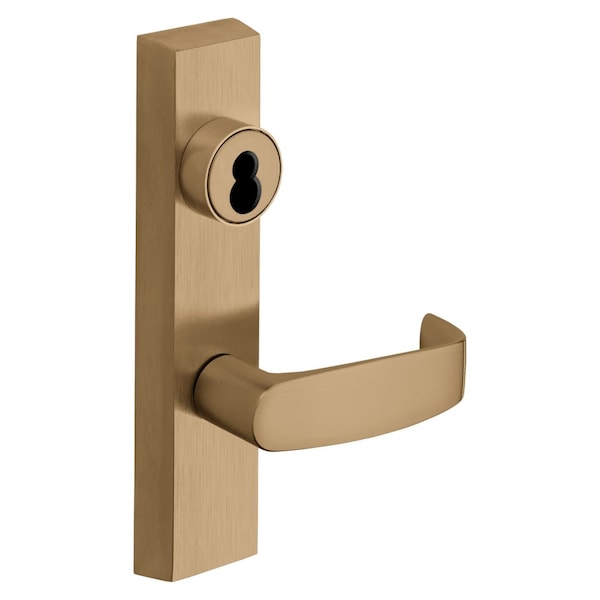 Sargent Grade 1 Exit Device Trim, Classroom Function, Key Outside Unlocks/Locks Trim, For Rim 8800 and NB8 - 60-713-8 ETL RHRB 10