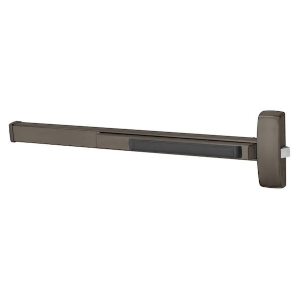 Sargent Grade 1 Rim Exit Bar, Wide Stile Pushpad, 48-in Fire-Rated Device, Passage Function, Less Dogging, D - 12-8815G 10B
