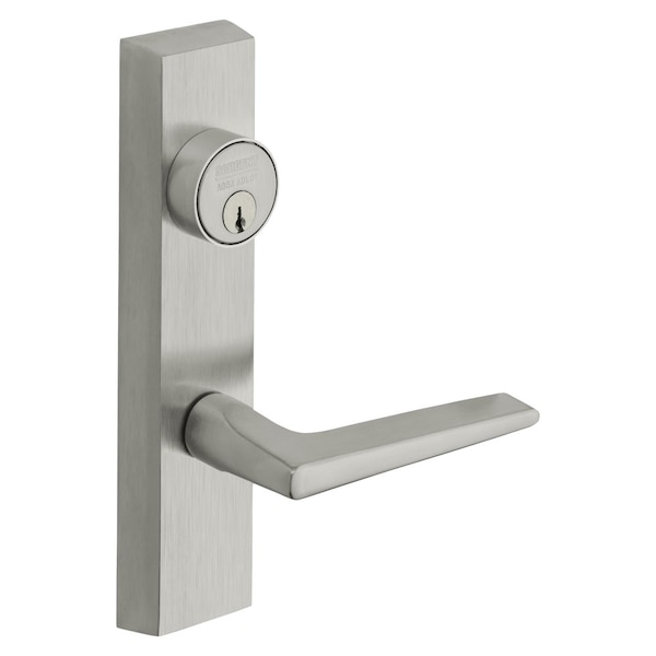 Sargent Grade 1 Electrified Exit Device Trim, Fail Secure, Power Off, Locks Lever, Key Retracts Latch, For R - 776-8 ETF 24V RHRB 26D