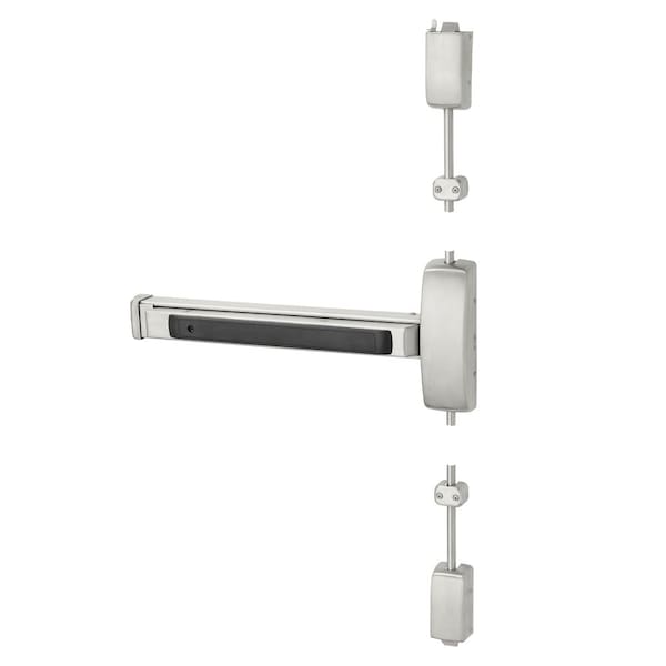 Sargent Grade 1 Surface Vertical Rod Exit Device, Wide Stile Pushpad, 32-in Device, 84-in Door Height, Store - 8706E ETL RHR 32D