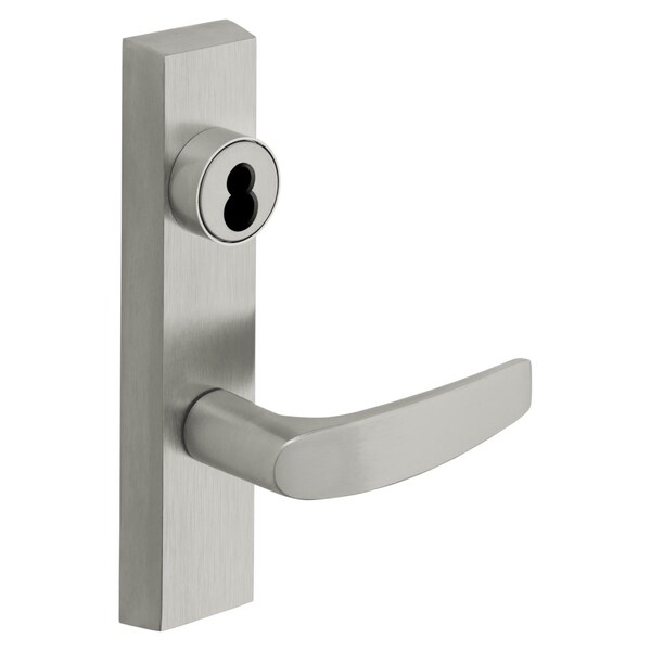 Sargent Grade 1 Exit Device Trim, Classroom Function, Key Outside Unlocks/Locks Trim, For Rim 8800 and NB8 - 60-713-8 ETB RHRB 26D