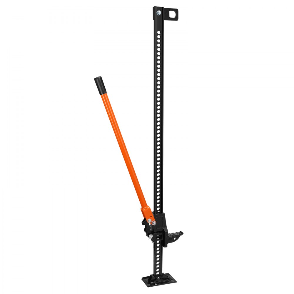 VEVOR High Lift Farm Jack, 60" Utility Farm Jack, 7000 lbs Capacity Ratcheting Off Road Utility Jack, Heavy-Duty Farm Jack for Tractor, Truck, SUV, Bumper Lift, Orange - NCJYQJDHJG60I6KU2V0