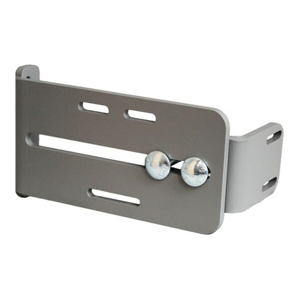 Lockey Usa Lockey Edge Adjustable Strike Bracket for Panic Bars Silver Finish - ED-SB-SILVER