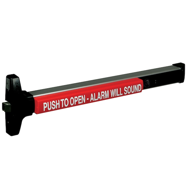 Detex Alarmed Panic Device, Cylinder Dogging (LC), 48", US28 - V40 EB CD 628 99 48