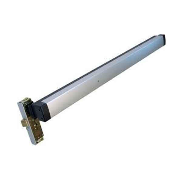 Adams Rite AdamsRite: Mortise Exit Device, 1-1/8" BacksetNarrow Stile Aluminum Doors, LHR, 36", Aluminum - ADR-8410-38136