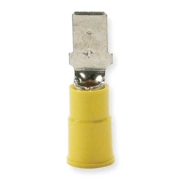 Scotch Male Disconnect, Yellow, 12 to 10 AWG, PK50 - MVU10-250DMX
