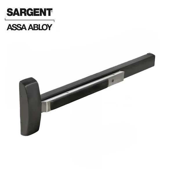 Sargent Aluminum Door, concealed vertical rod exit device, for 3ft x 8ft door exit only and standard strike,  - SRG-AD-8610F-36WX96H-EO-640X640-LHR-BSP