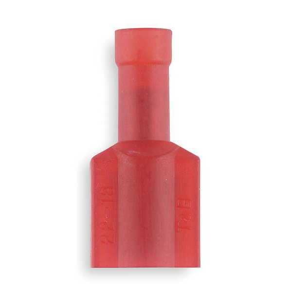 Sta-Kon Male Disconnect, Red, 22 to 18 AWG, PK50 - 18RA-251T