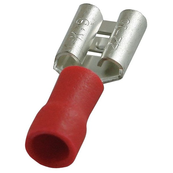 Power First Female Disconnect, Red, 22-16AWG, PK100 - 5WHC3