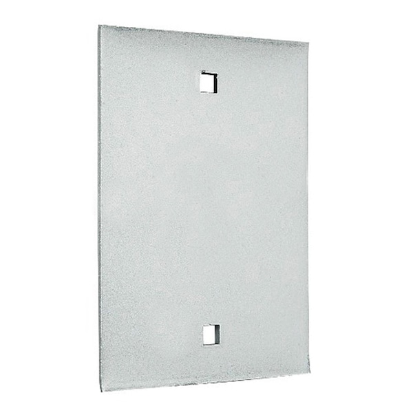 Global Door Controls Aluminum Dummy Exit Only Plate Exit Device Trim - TH1100-PLEOAL