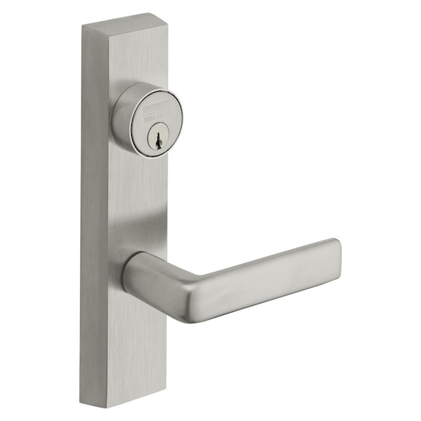 Sargent Grade 1 Exit Device Trim, Storeroom Function, Key Unlocks Trim, Trim Retracts Latch/Trim Relocks whe - 706 ETE RHRB 26D