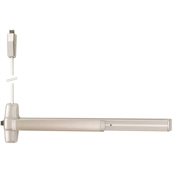 Von Duprin 99 Series 3 ft. Surface-Mounted Vertical Rod Exit Only Device - 9927-EO-US26D-3'-LBR-299-LBS-PBT=US32D