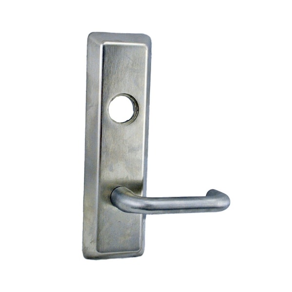 Corbin Russwin Left Hand Reverse Classroom Lustra Lever Exit Trim Less Cylinder Satin Stainless Steel - L955ET630LHRLC