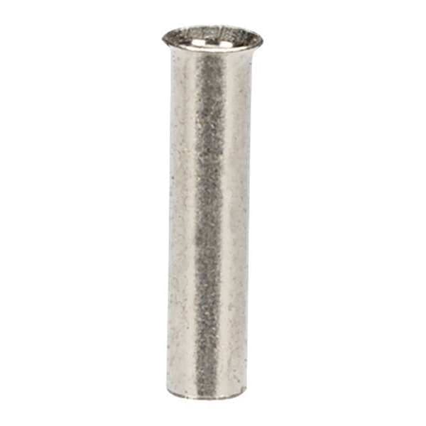 Panduit Ferrule, 14 AWG, Non-Insul, 15/32in., PK1000 - F80-12-M