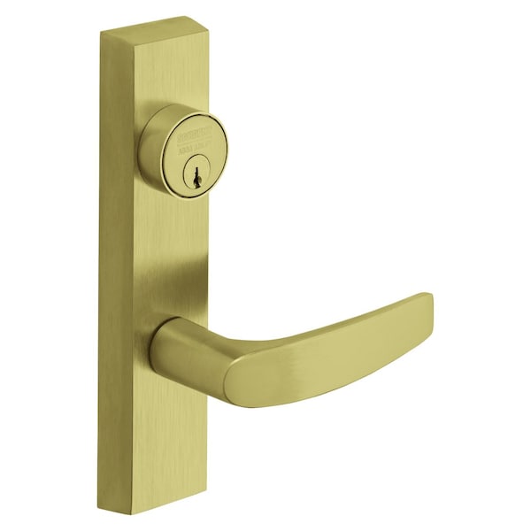 Sargent Grade 1 Exit Device Trim, Classroom Function, Key Outside Unlocks/Locks Trim, For Rim 8800 and NB8 - 713-8 ETB RHRB 4