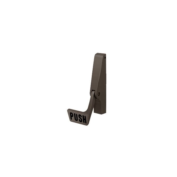 Jackson Dark Bronze 10 Series Right Hand Reverse Bevel Paddle Concealed Vertical Rod Exit Device - 311085PR7313