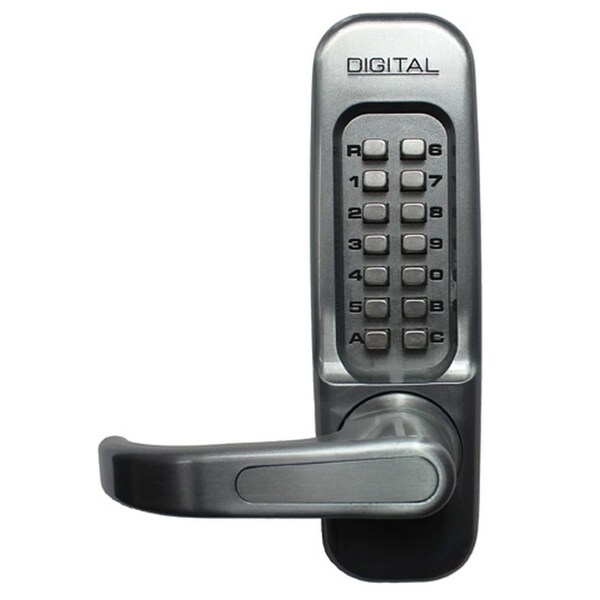 Lockey Usa Mechanical Keyless Push Button Exit Trim, 115P, Marine Grade - 115PSCMG