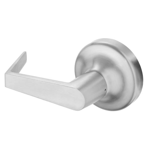 Gan Eden Commercial Augusta Active Lever Passage Rose Exit Device Trim, Satin Chrome - GA1635239