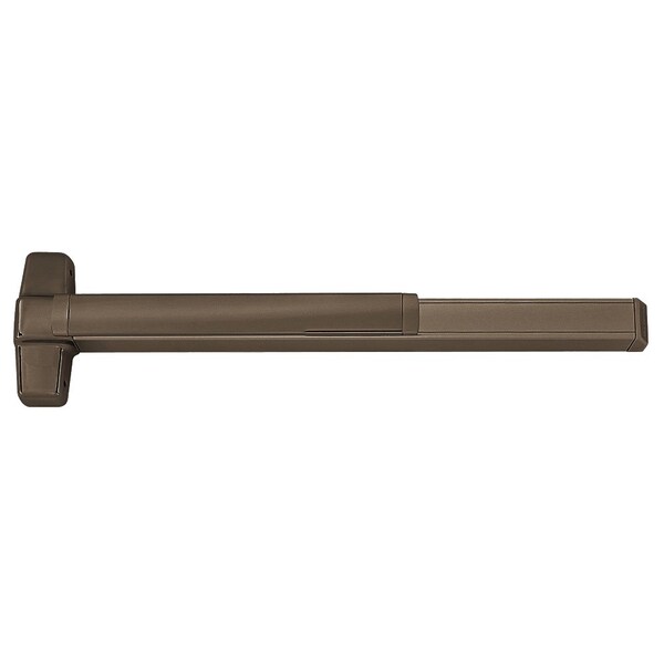 Von Duprin Grade 1 Concealed Vertical Rod Exit Bar for Wood Doors, 36-in Device, Fire Rated, Exit Only, Less Do - 9847WDCEO-F 3 313