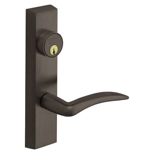 Sargent Grade 1 Electrified Exit Device Trim, Fail Secure, Power Off, Locks Lever, Key Retracts Latch, For R - 776-8 ETA 24V LHRB 10B