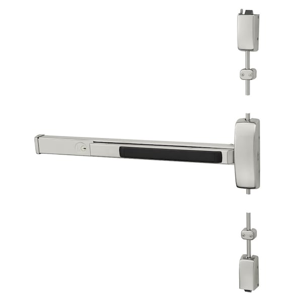 Sargent Grade 1 Surface Vertical Rod Exit Device, Wide Stile Pushpad, 36-in Device, 120-in Door Height, Stor - 16-8706F RHR 32D