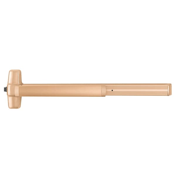 Von Duprin Grade 1 Rim Exit Bar, Wide Stile Pushpad, 48-in Device, Passage Function, 03 Lever with Escutcheon,  - 99L-BE-03 4 US10 RHR
