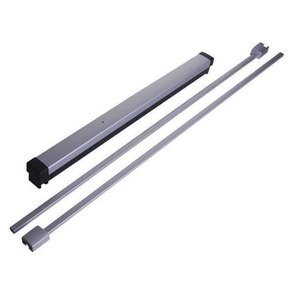 Adams Rite Surface Vertical Rod Glass Door, Aluminum - 8211-36