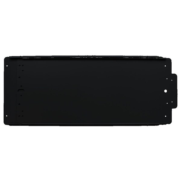 Lockey Usa Lockey 12in Edge Style 3 in 1 Panic Shield Black Finish - ED3X1BLACK12"