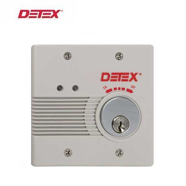 Detex FLUSH MOUNT AC/DC POWERED ALARM, GRAY FINISH (STANDARD), EA-561 WARNING SIGN AND BACK BOX INCLUDED; - DTX-EAX-2500F