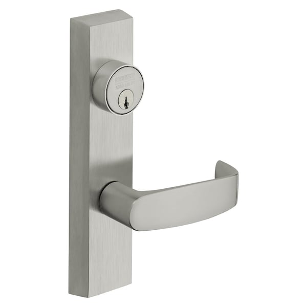 Sargent Grade 1 Exit Device Trim, Storeroom Function, Key Unlocks Trim, Trim Retracts Latch/Trim Relocks whe - 706-4 ETL LHRB 26D