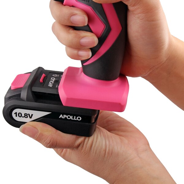Apollo Tools 10.8 V Lithium-Ion Cordless Drill with 30 Piece Accessory Set - DT4937P