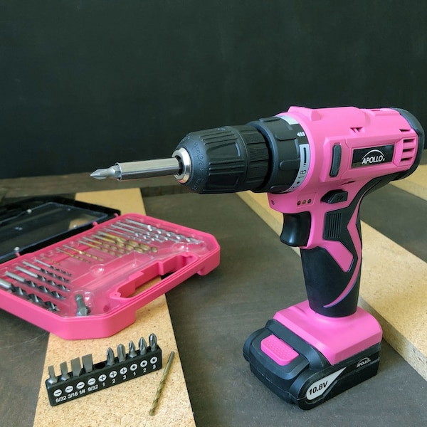 Apollo Tools 10.8 V Lithium-Ion Cordless Drill with 30 Piece Accessory Set - DT4937P