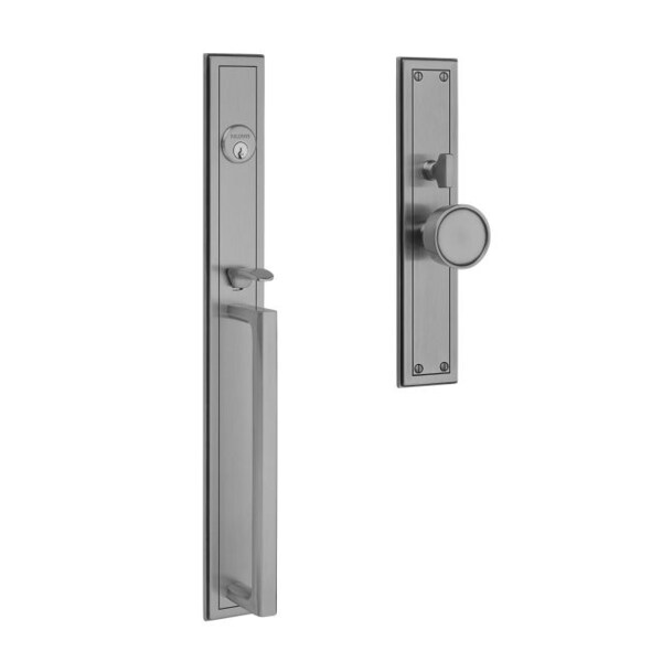 Baldwin Entry Hollywood Hills ENTR Trim Single CYL ENTR Satin Brass Brown - 6946.060.ENTR