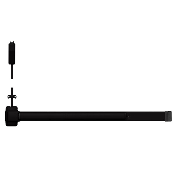 Von Duprin Grade 1 Surface Vertical Rod Exit Bar, 48-in Device, Fits 84-in Door, Exit Only, Less Bottom Rod, He - 2227EO 4 695 LBR