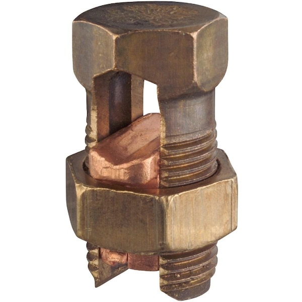 Abb Blackburn 2/0 Str. to 2 Sol. Silicon Bronze Alloy High-Strength Split Bolt Connector - 20SBC-B1-5