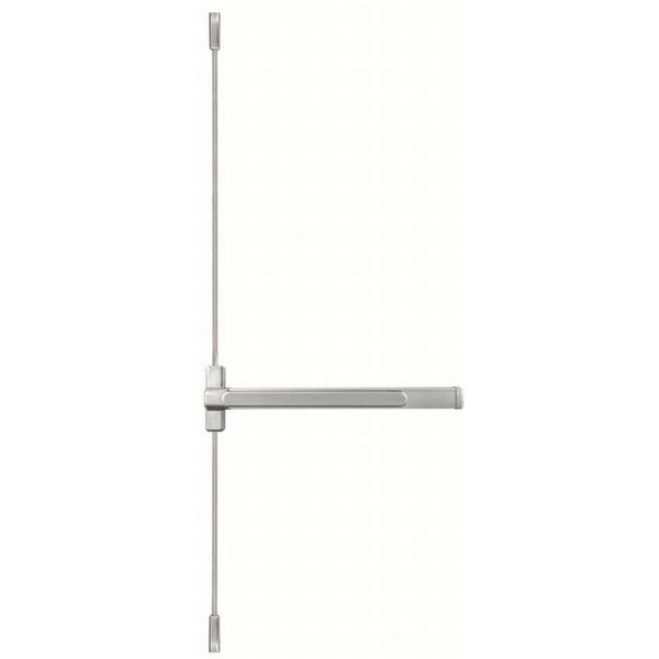 Dormakaba Dormakaba Commercial Hardware 3' Surface Vertical Door Fire Rated Exit Devices Satin Chrome Finish - QED116626