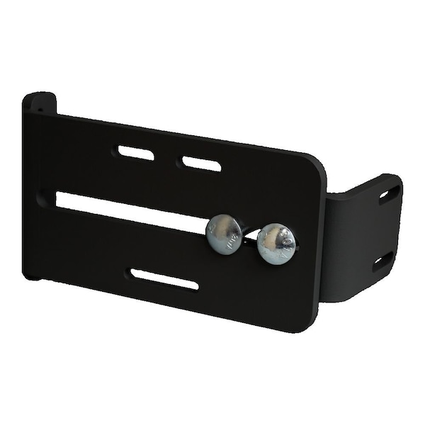 Lockey Usa Lockey Edge Adjustable Strike Bracket for Panic Bars Black Finish - ED-SB-BLACK