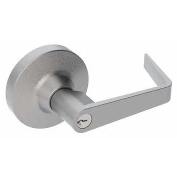 Patioplus Keyed Entry Outside Exit Device Trim with Withell Lever No. 169428, Aluminum - PA2667376