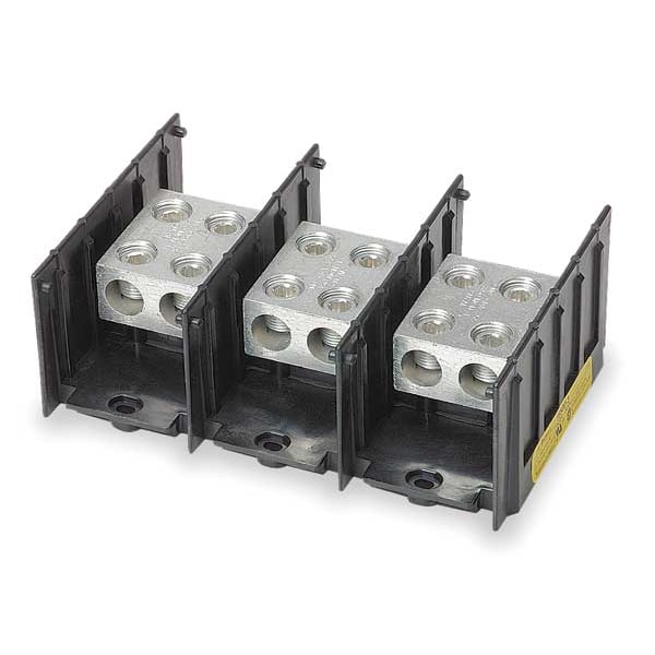 Eaton Bussmann Pwr Dist Block, 620A, 3P, 4AWG-350 MCM, 600V - 16500-3
